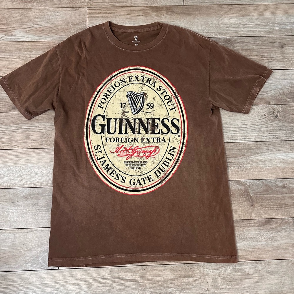 Guinness Brown Short Sleeve Men's Tee